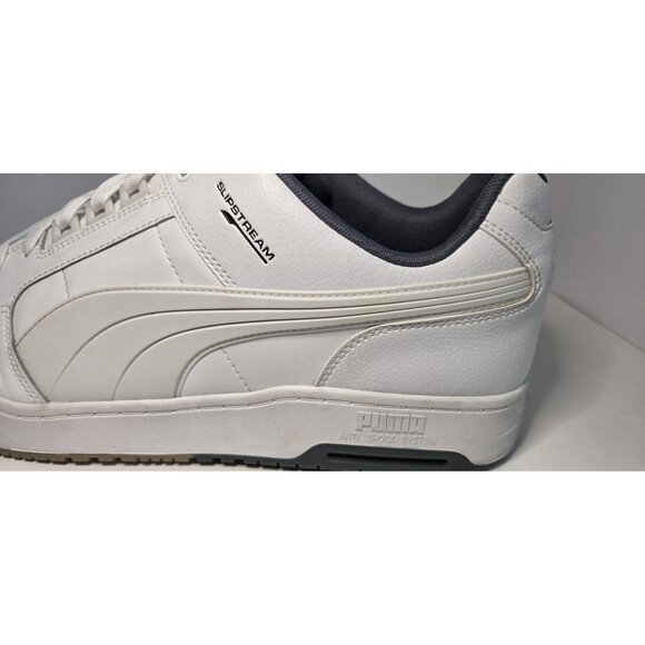Men's Puma, Sample Slipstream, Player's Edition, White Leather Sneakers, Size 18 - Picture 7 of 14